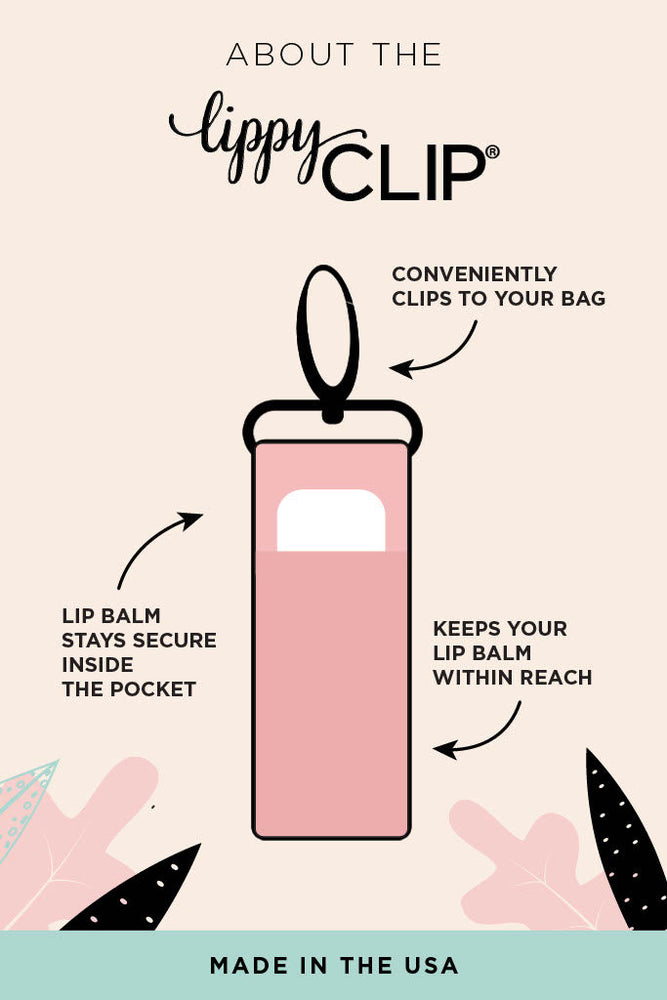 
            
                Load image into Gallery viewer, Denim and Lace LippyClip® Lip Balm Holder
            
        