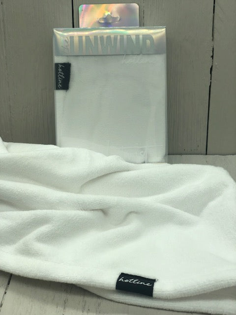 White Towel Twist - Microfiber Hair Towel