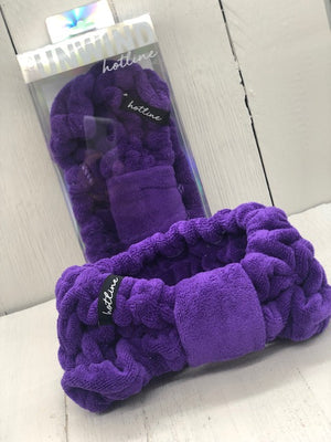 
            
                Load image into Gallery viewer, Purple Spa Headband
            
        