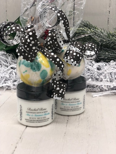 Bath Bomb & Body Mousse Combo