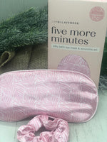 Five More Minutes - Satin Eye Mask & Scrunchie Set