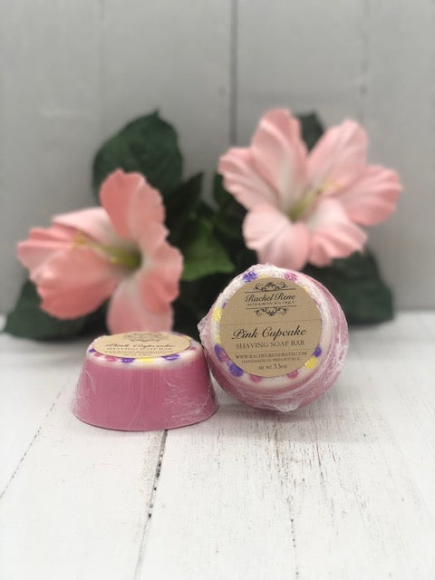 Pink Cupcake - Shaving Soap Bars