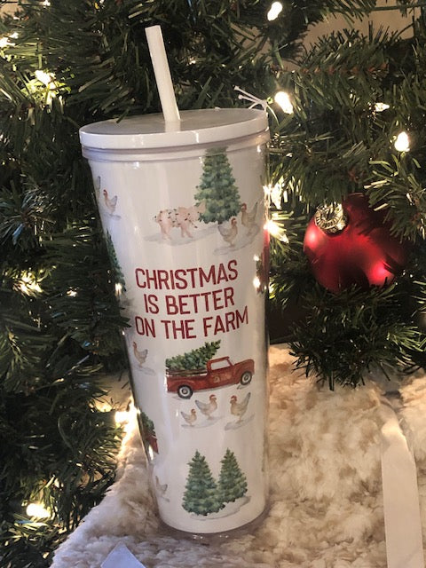 Truck & Tree Tumbler