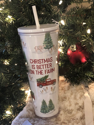 Truck & Tree Tumbler