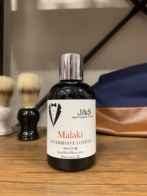 Malaki - Aftershave Lotion 4oz Bottle