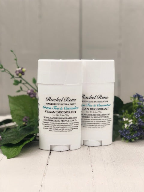 Green Tea & Cucumber - Vegan Deodorant Stick