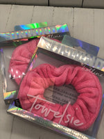 Hot Pink Towelsie - Microfiber Scrunchie
