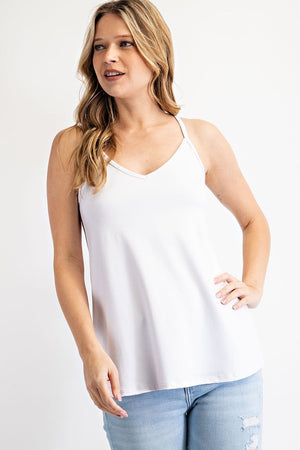 
            
                Load image into Gallery viewer, Butter Soft Camisole - White
            
        