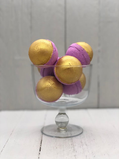 Lavender Honey Bath Bombs