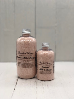 
            
                Load image into Gallery viewer, Oatmeal Milk &amp;amp; Honey - Mineral Bath Salts
            
        