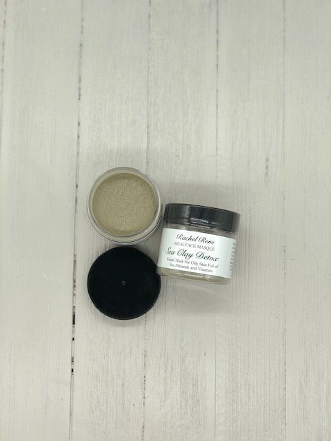 Sea Clay Detox - Milk Face Masque - Facial Mask for Oily Skin Full of Sea Minerals and Vitamins