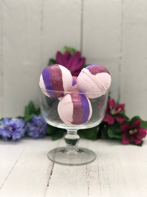 Black Raspberry Bath Bombs