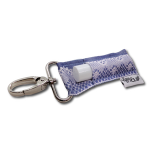 
            
                Load image into Gallery viewer, Denim and Lace LippyClip® Lip Balm Holder
            
        